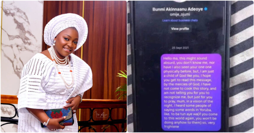 2021 prophecy about Bunmi Akinnaanu's death