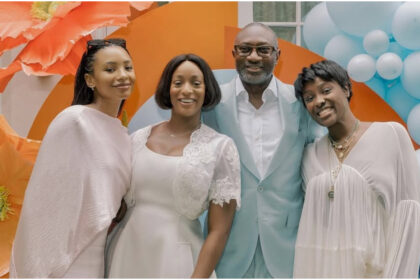 Femi Otedola reveals his beautiful daughters are his greatest investments on International Women's Day